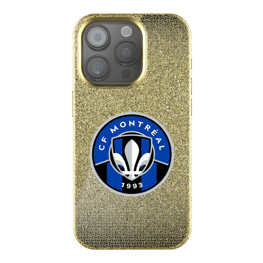 CF Montreal Linen Bling Phone Case for Apple iPhone