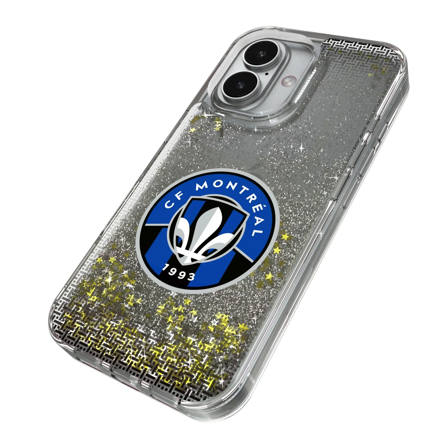 CF Montreal Linen Glitter Phone Case for Apple iPhone