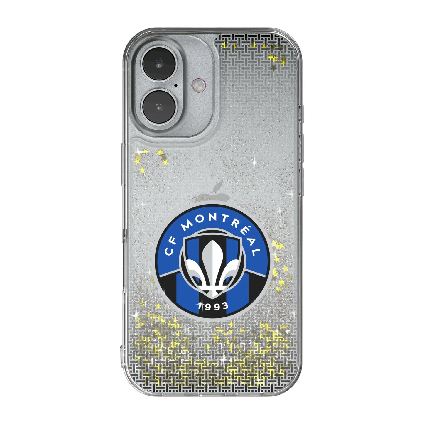 CF Montreal Linen Glitter Phone Case for Apple iPhone