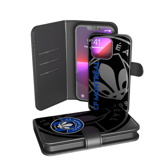 CF Montreal Monocolor Tilt Wallet Phone Case for Apple iPhone