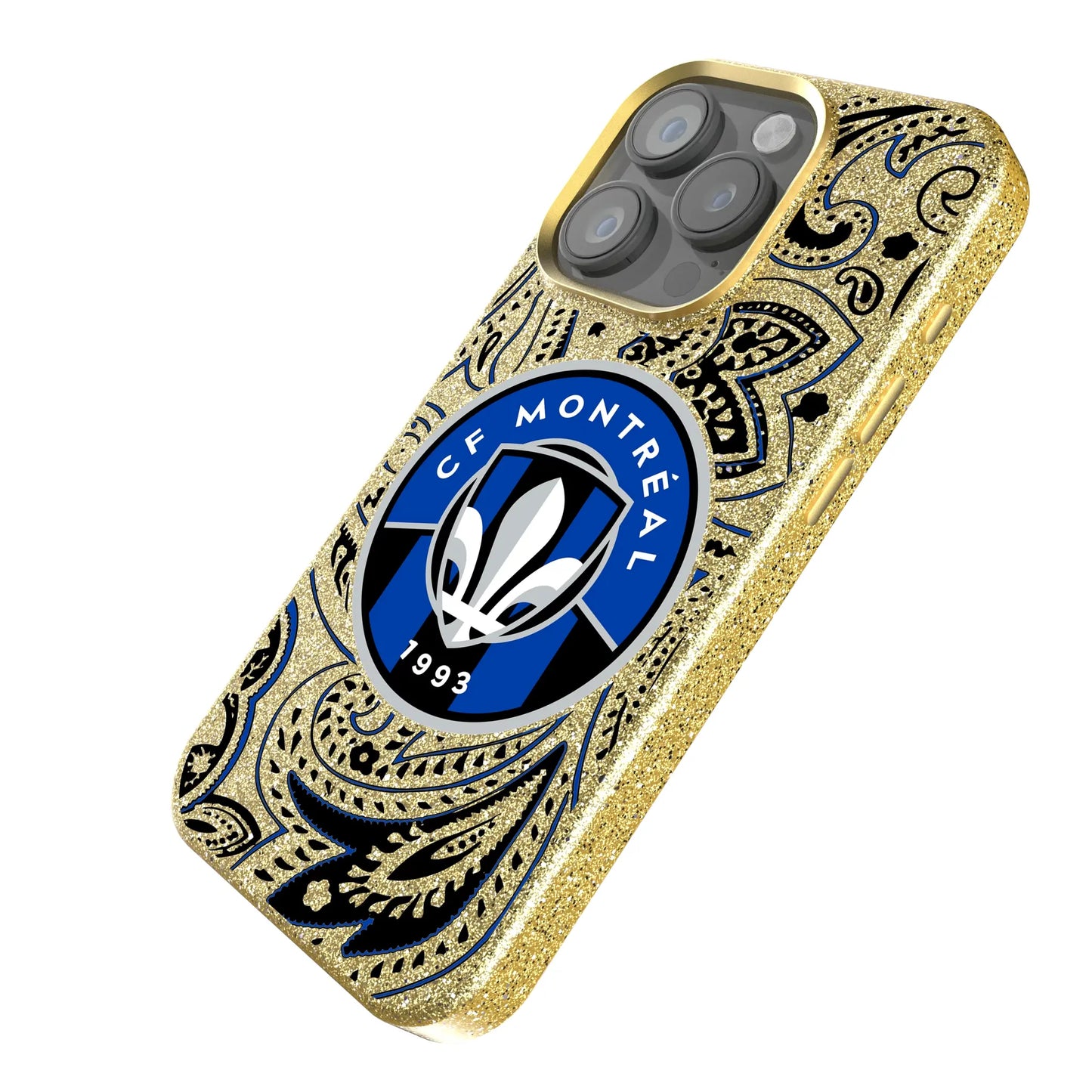 CF Montreal Paisley Bling Phone Case for Apple iPhone