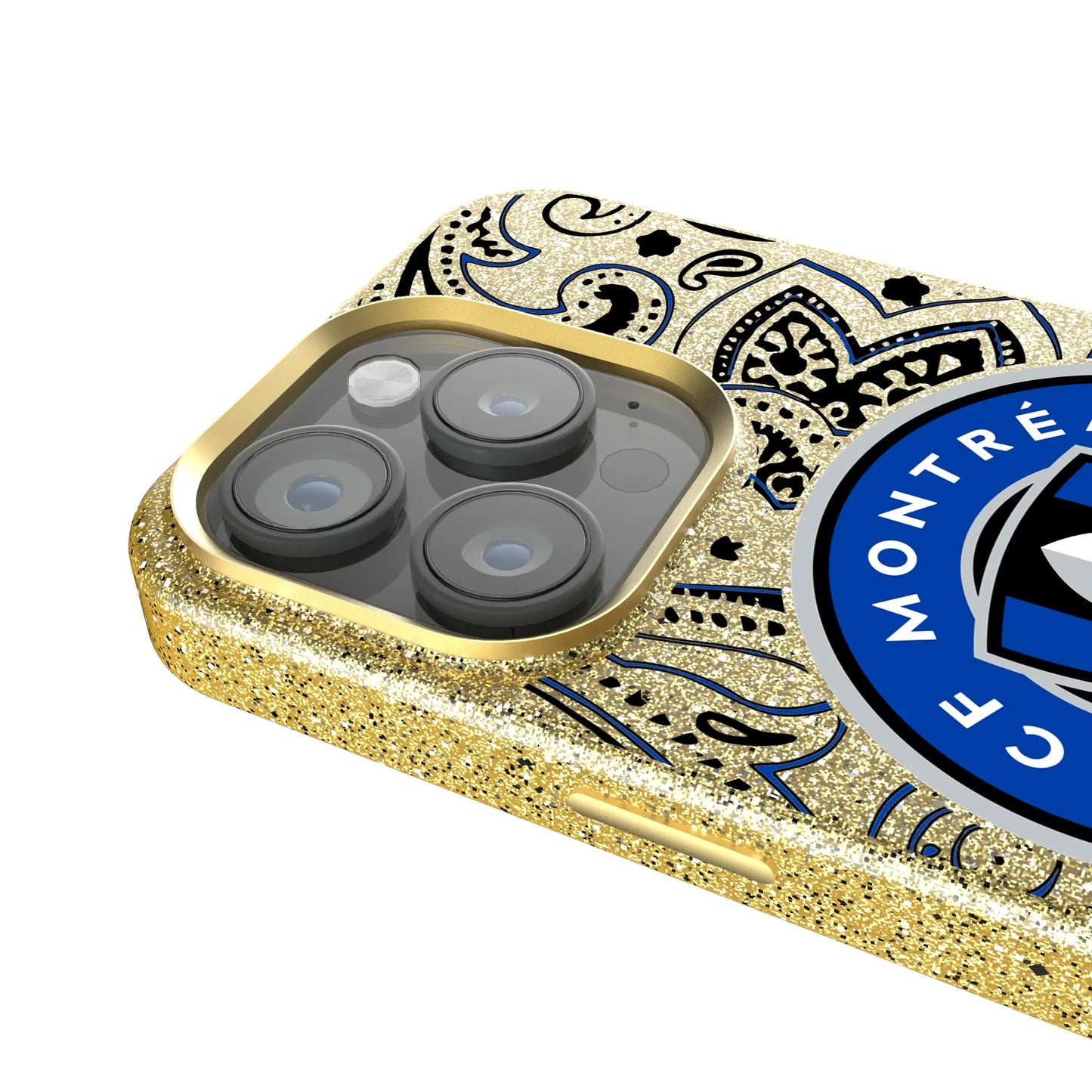 CF Montreal Paisley Bling Phone Case for Apple iPhone