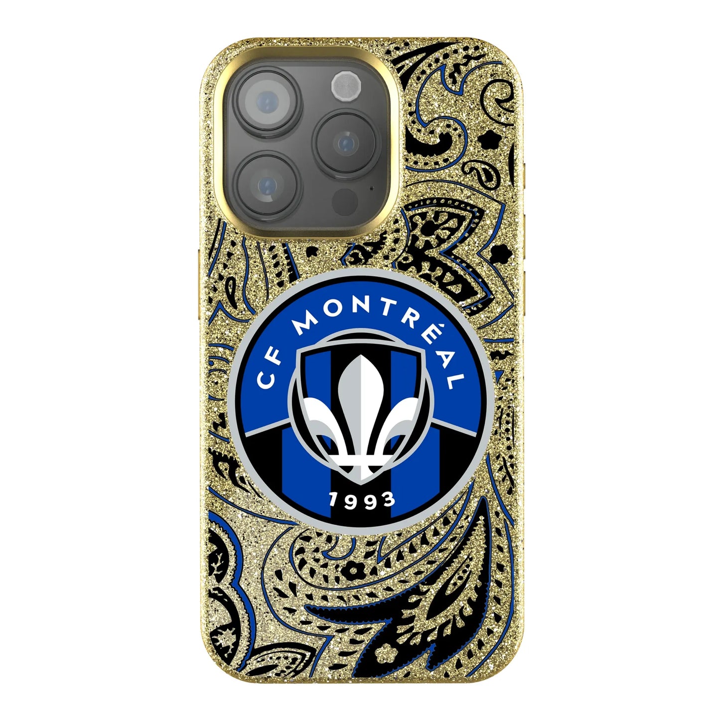 CF Montreal Paisley Bling Phone Case for Apple iPhone