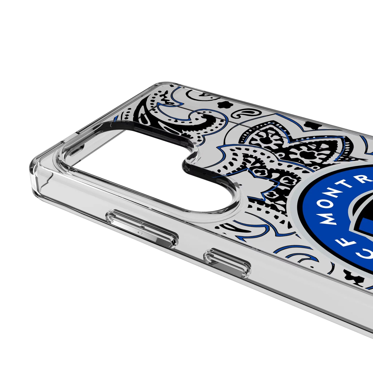 CF Montreal Paisley Clear Phone Case for Samsung Galaxy
