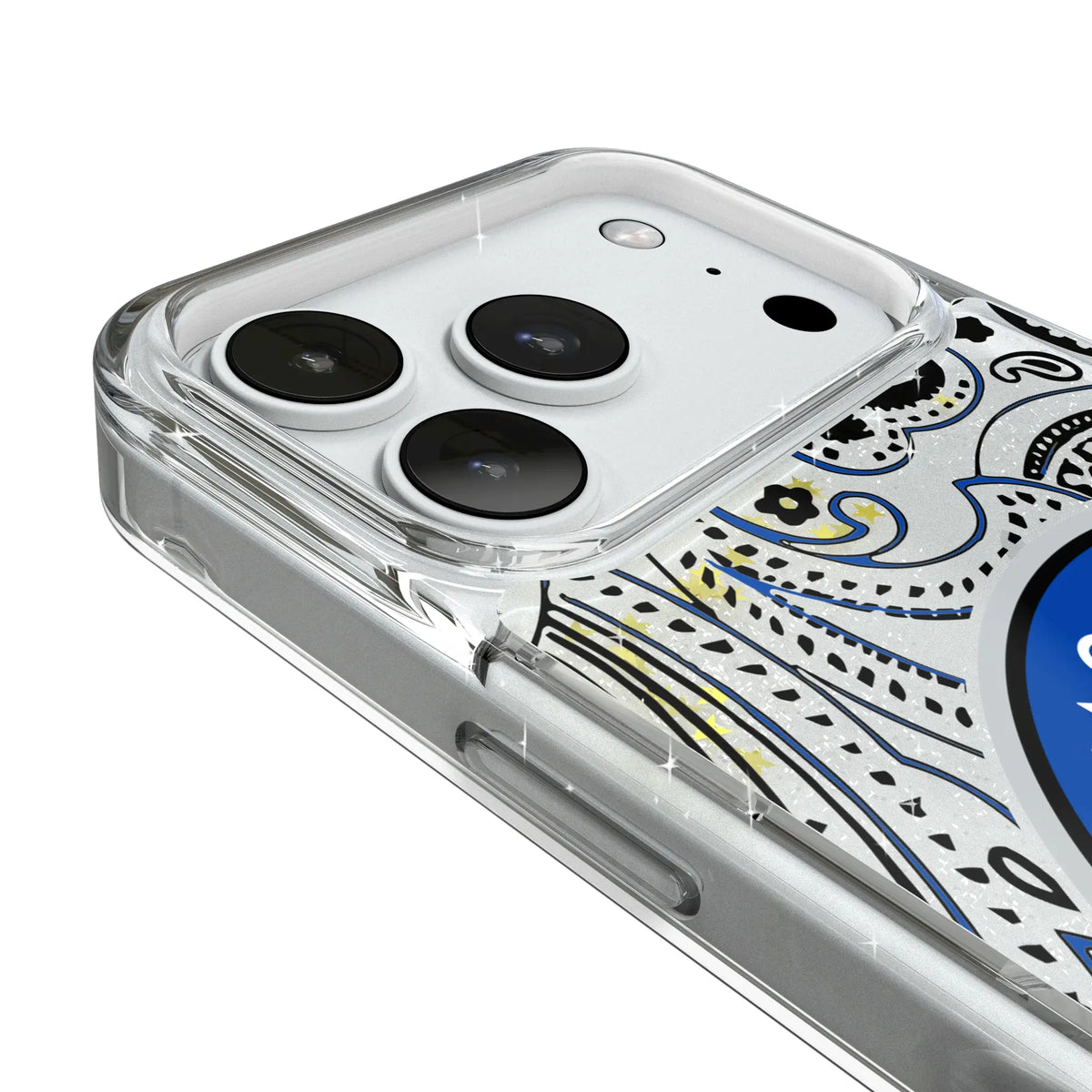 CF Montreal Paisley Glitter Phone Case for Apple iPhone