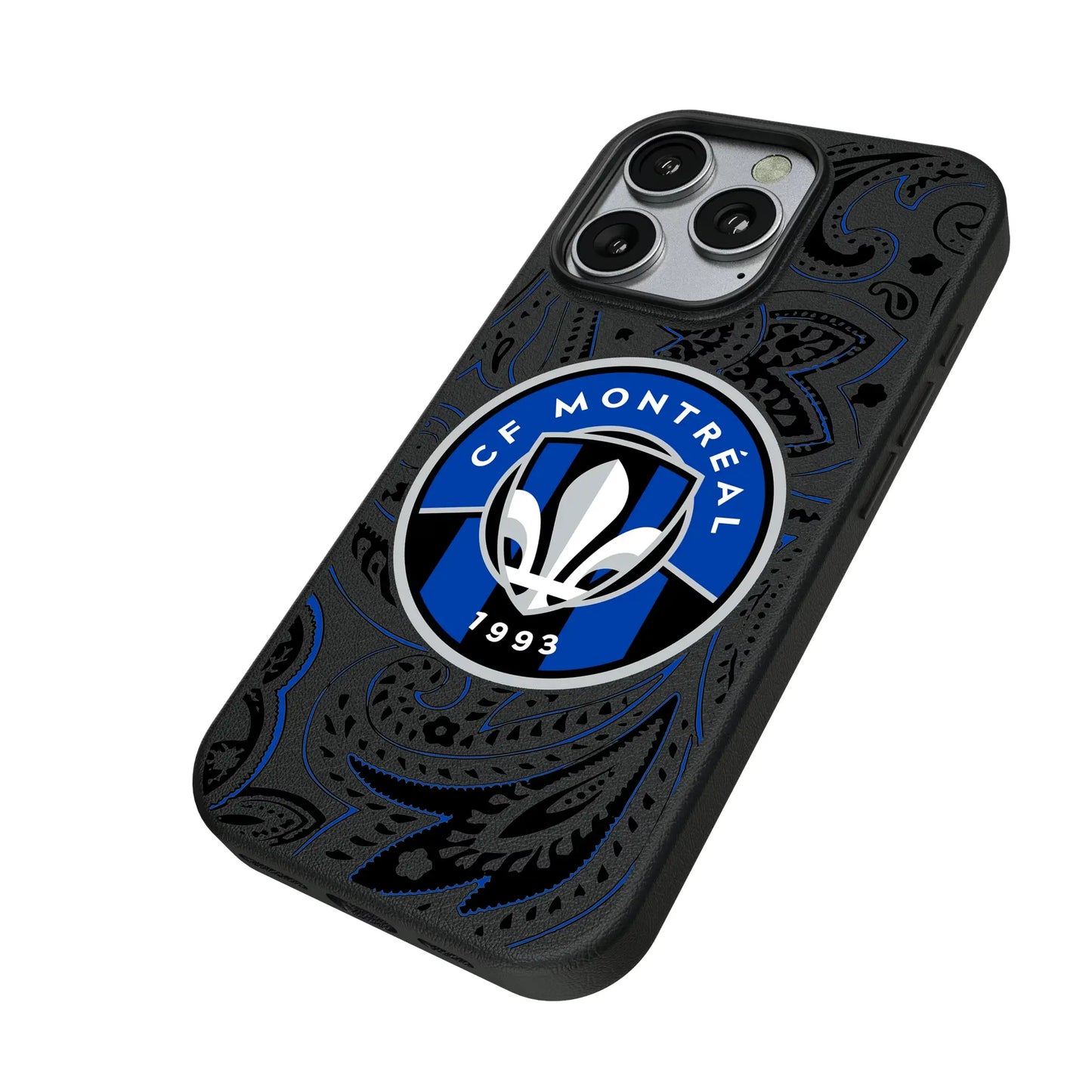 CF Montreal Paisley MagSafe Compatible Phone Case for Apple iPhone