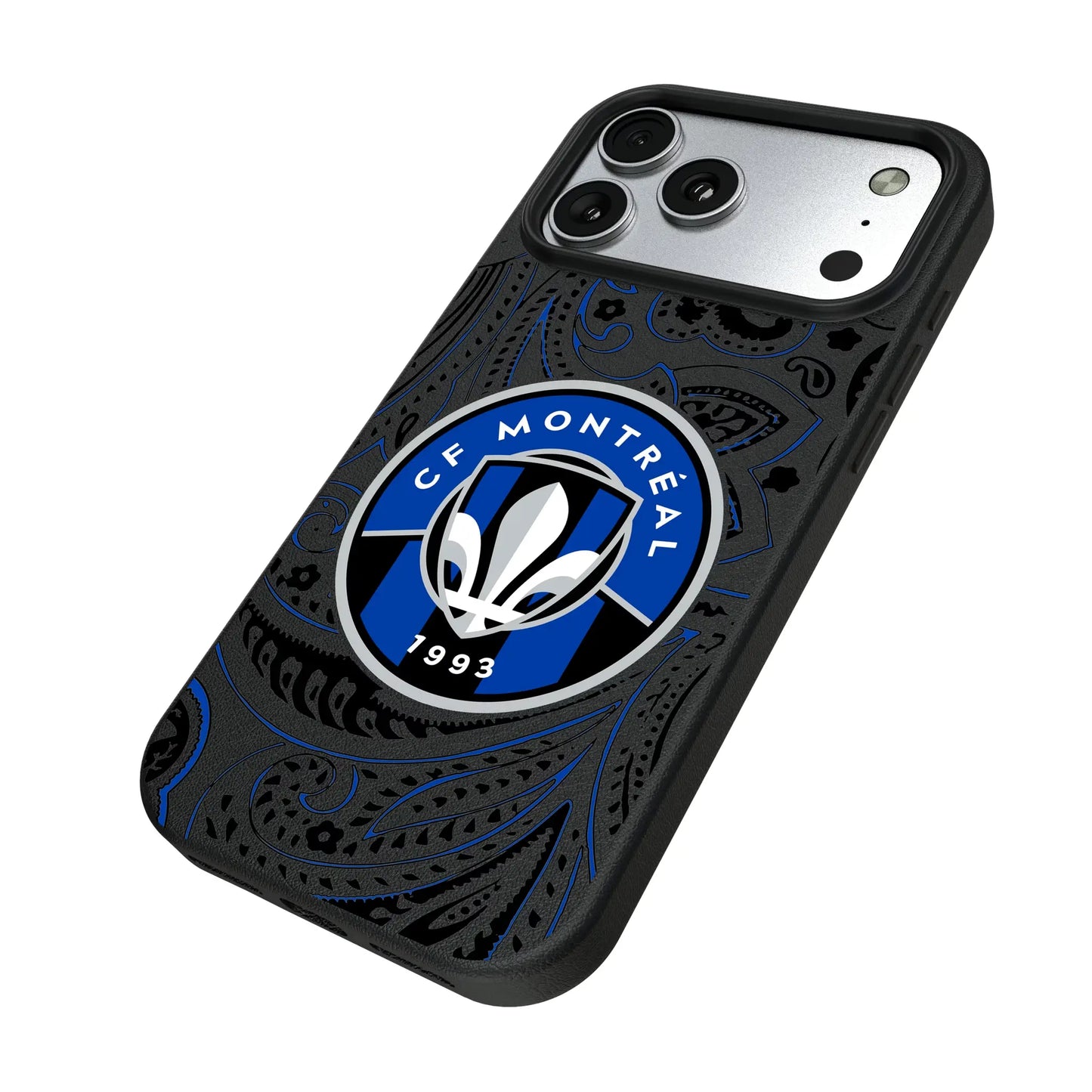 CF Montreal Paisley MagSafe Compatible Phone Case for Apple iPhone