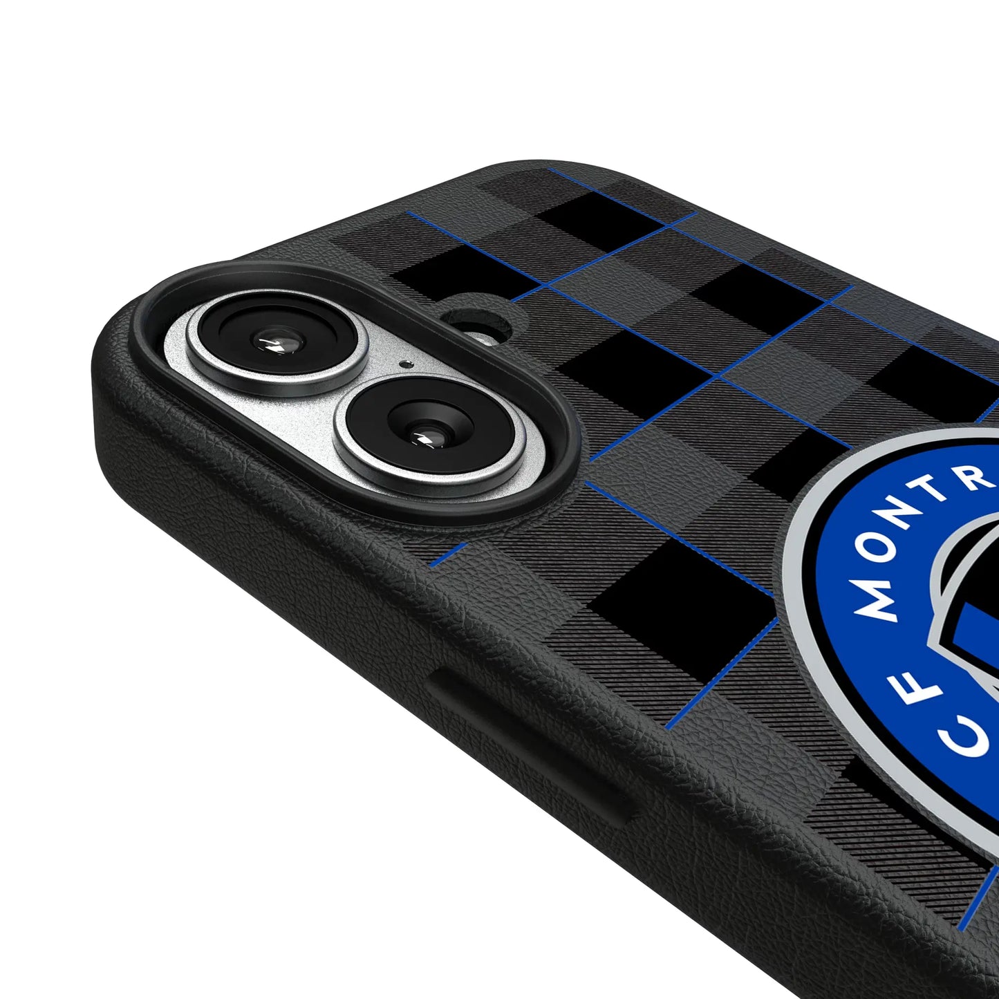 CF Montreal Plaid MagSafe Compatible Phone Case for Apple iPhone