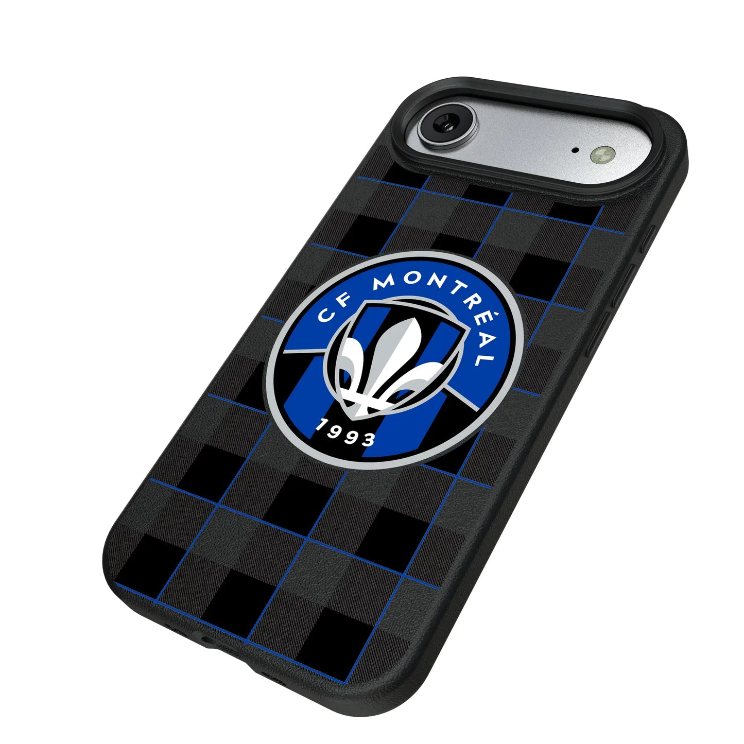 CF Montreal Plaid MagSafe Compatible Phone Case for Apple iPhone