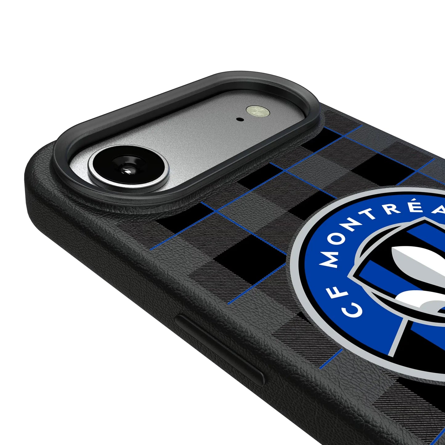 CF Montreal Plaid MagSafe Compatible Phone Case for Apple iPhone
