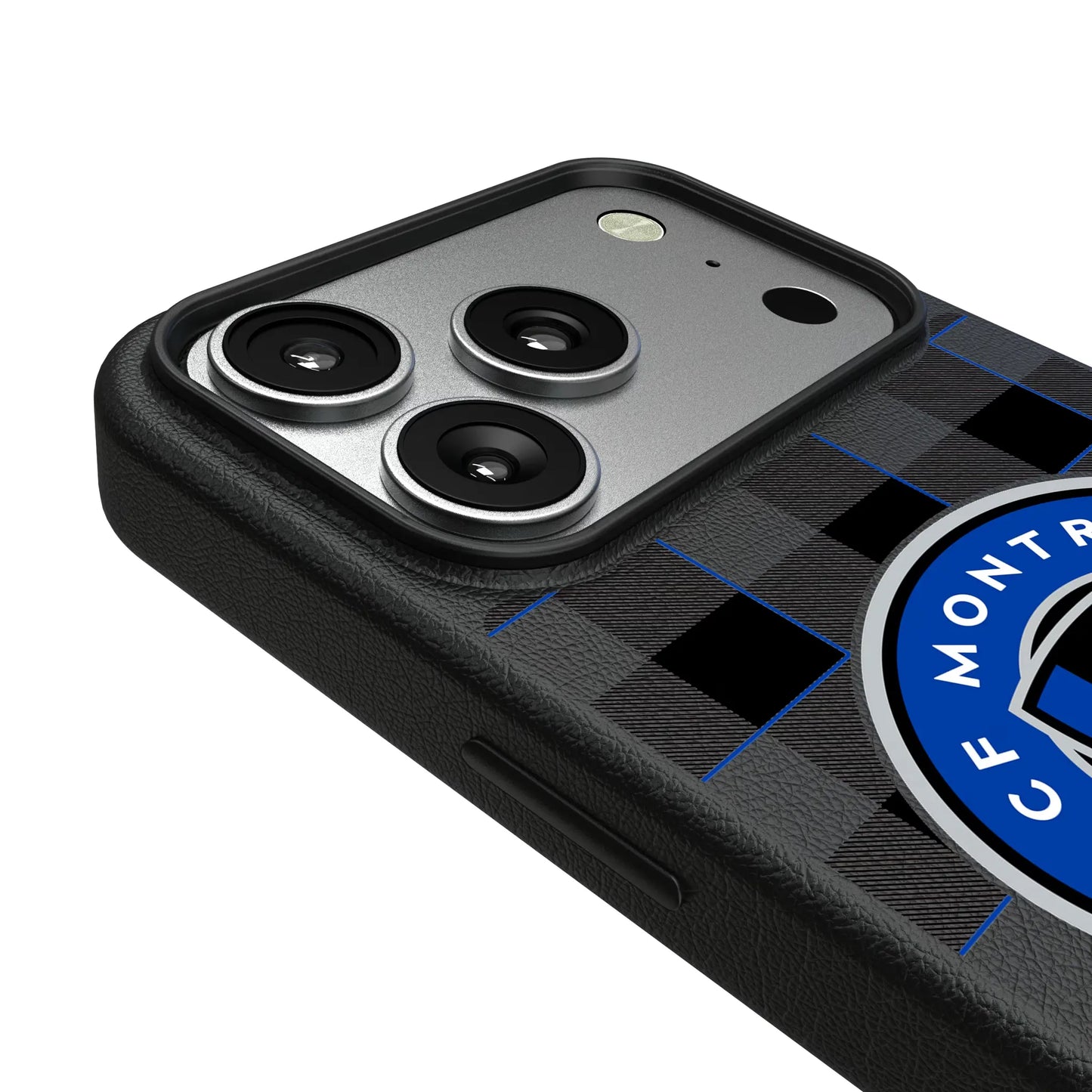 CF Montreal Plaid MagSafe Compatible Phone Case for Apple iPhone