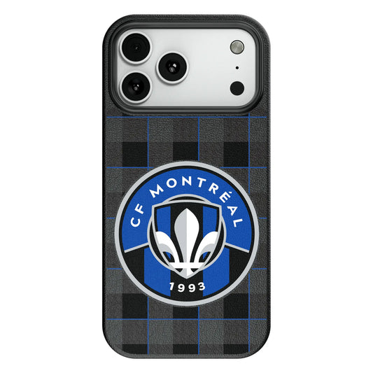 CF Montreal Plaid MagSafe Compatible Phone Case for Apple iPhone