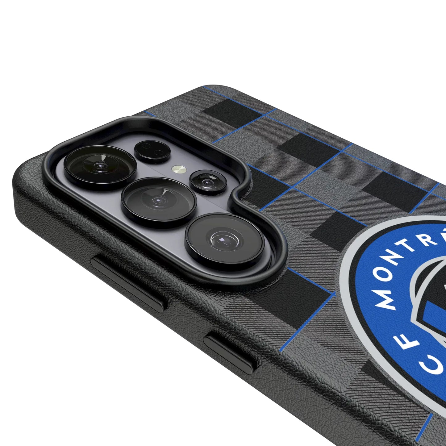 CF Montreal Plaid MagSafe Compatible Phone Case for Samsung Galaxy