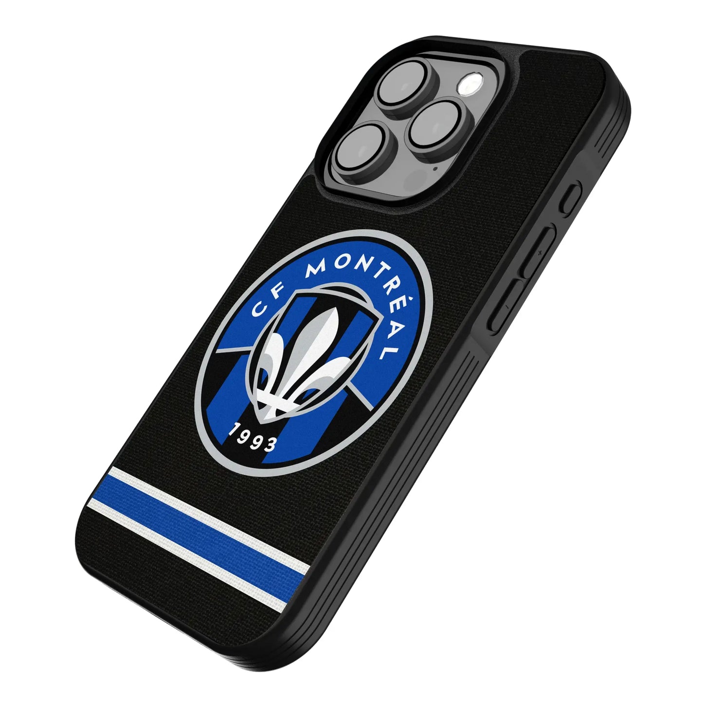 CF Montreal Stripe Bump Phone Case for Apple iPhone
