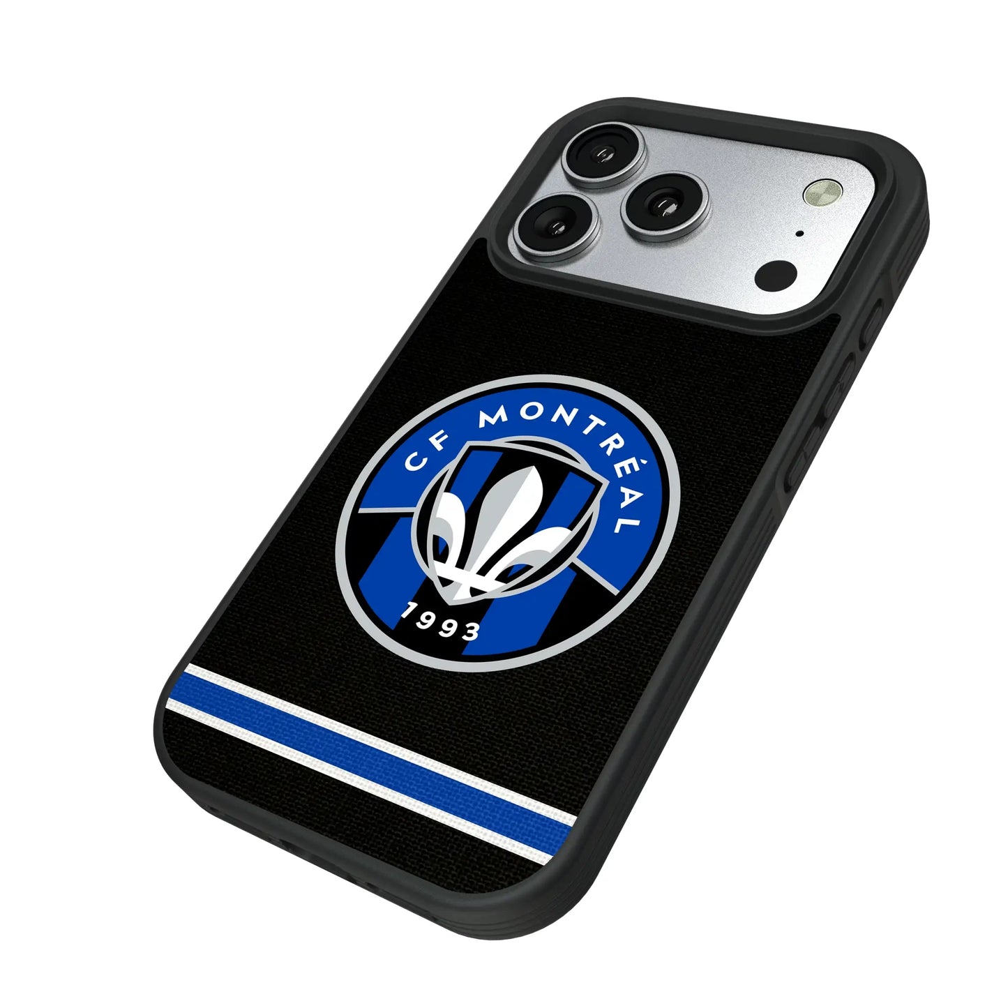 CF Montreal Stripe Bump Phone Case for Apple iPhone