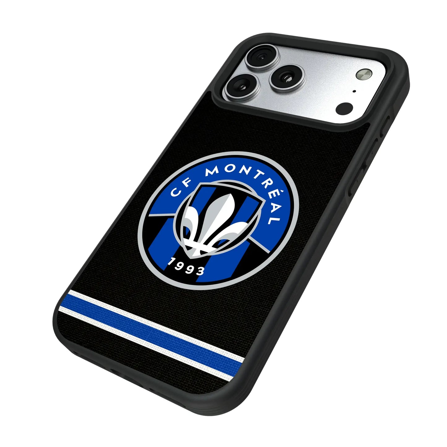 CF Montreal Stripe Bump Phone Case for Apple iPhone