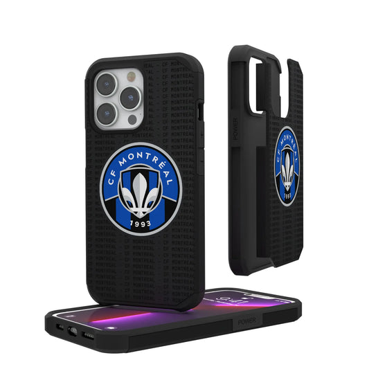 CF Montreal Text Backdrop Rugged Phone Case for Apple iPhone