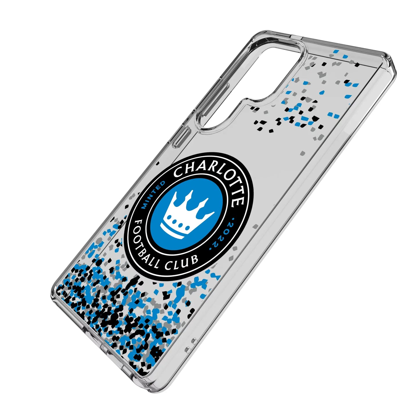 Charlotte FC Confetti Clear Phone Case for Samsung Galaxy