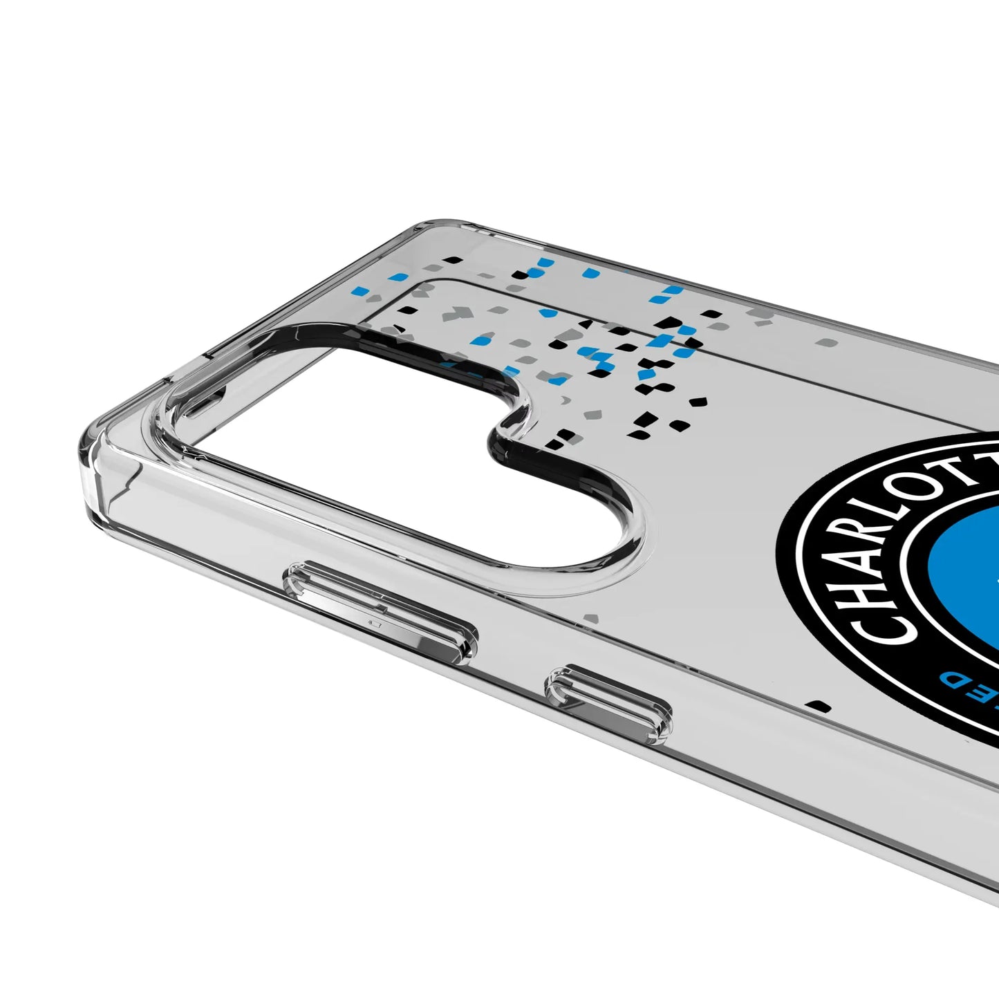 Charlotte FC Confetti Clear Phone Case for Samsung Galaxy