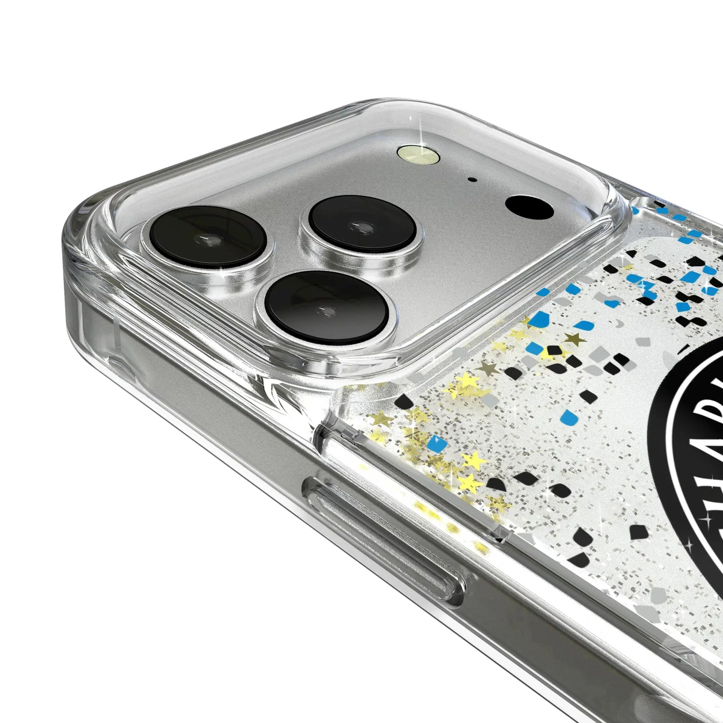 Charlotte FC Confetti Glitter Phone Case for Apple iPhone