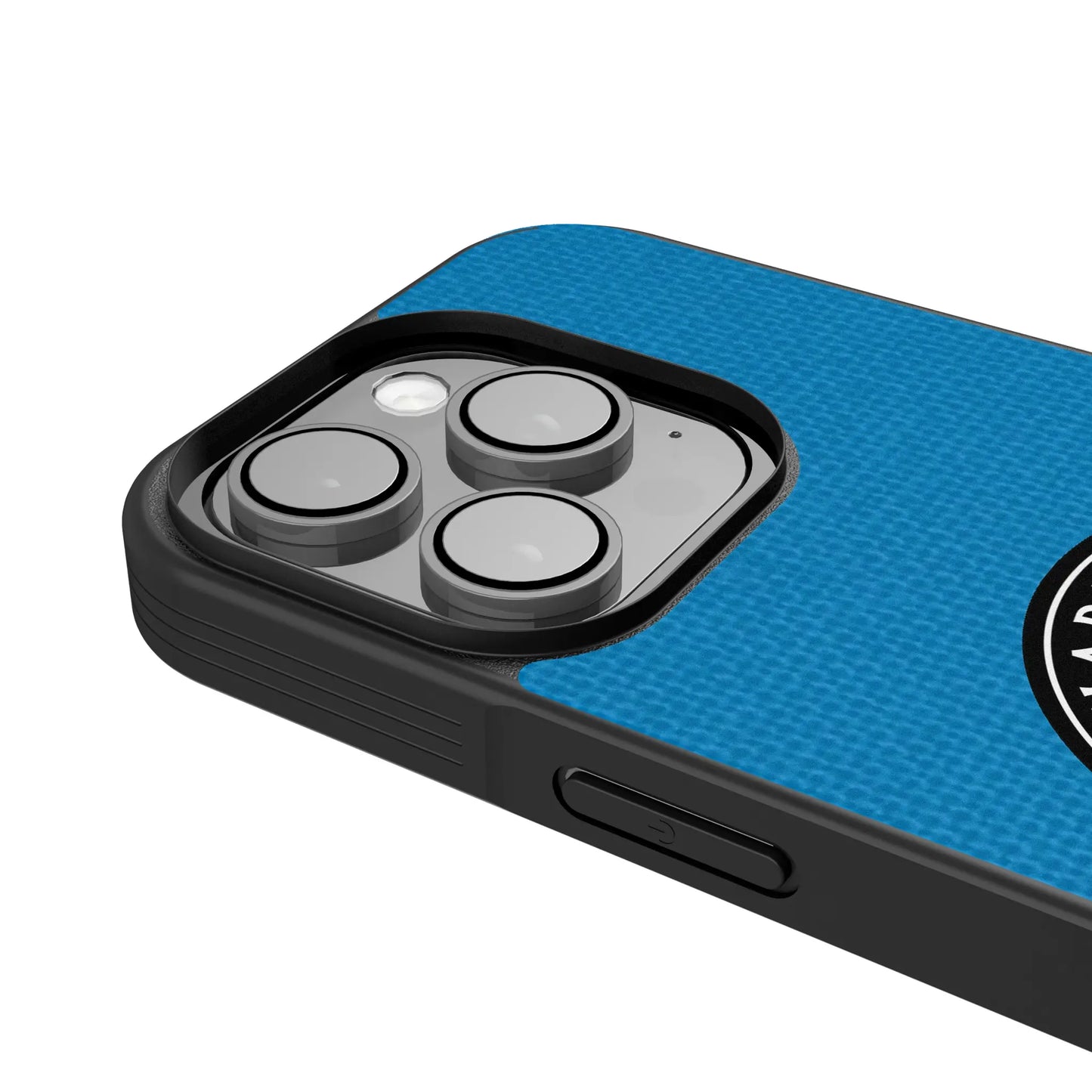 Charlotte FC Diagonal Stripe Bump Phone Case for Apple iPhone