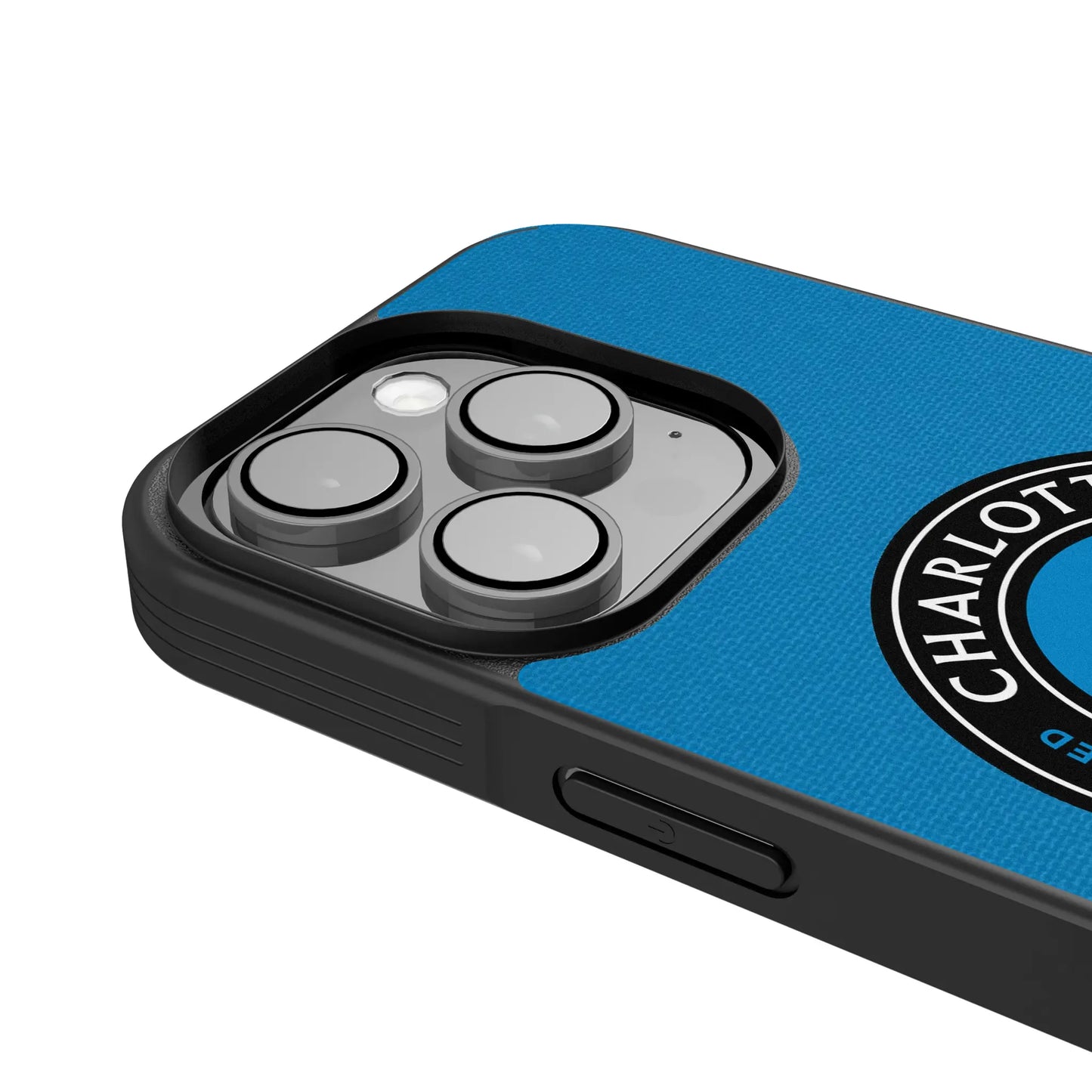Charlotte FC Endzone Solid Bump Phone Case for Apple iPhone