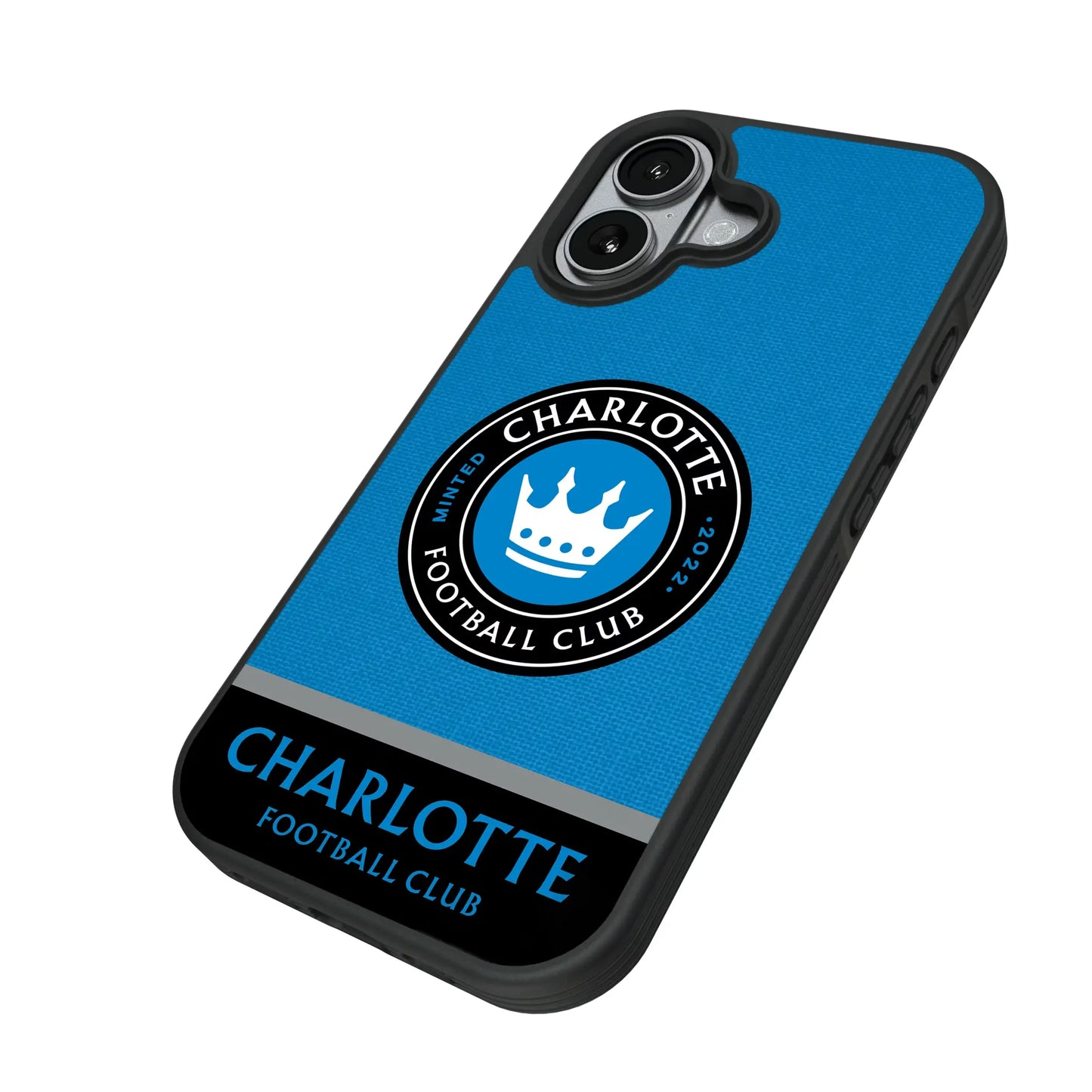 Charlotte FC Endzone Solid Bump Phone Case for Apple iPhone