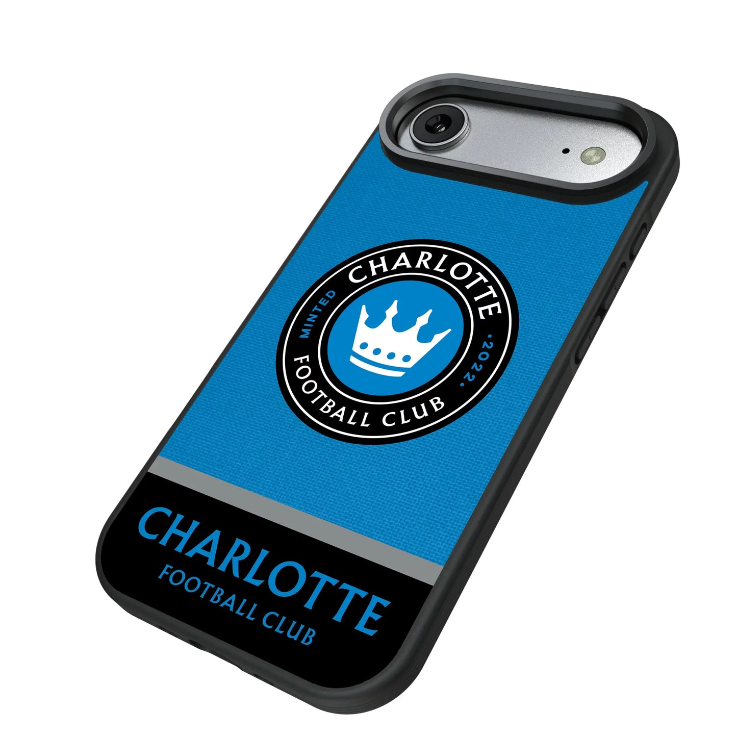 Charlotte FC Endzone Solid Bump Phone Case for Apple iPhone
