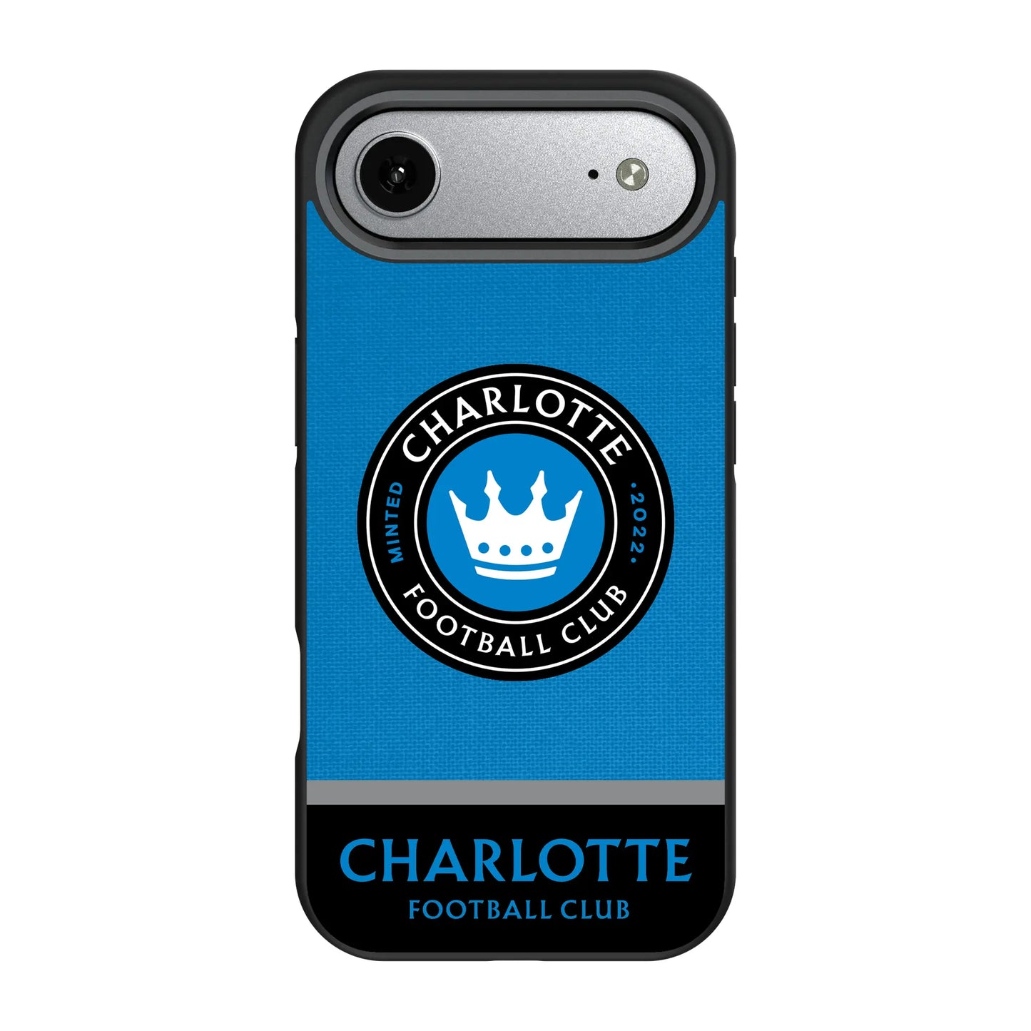 Charlotte FC Endzone Solid Bump Phone Case for Apple iPhone