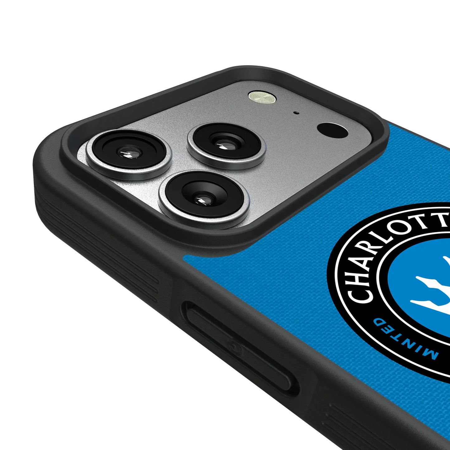Charlotte FC Endzone Solid Bump Phone Case for Apple iPhone