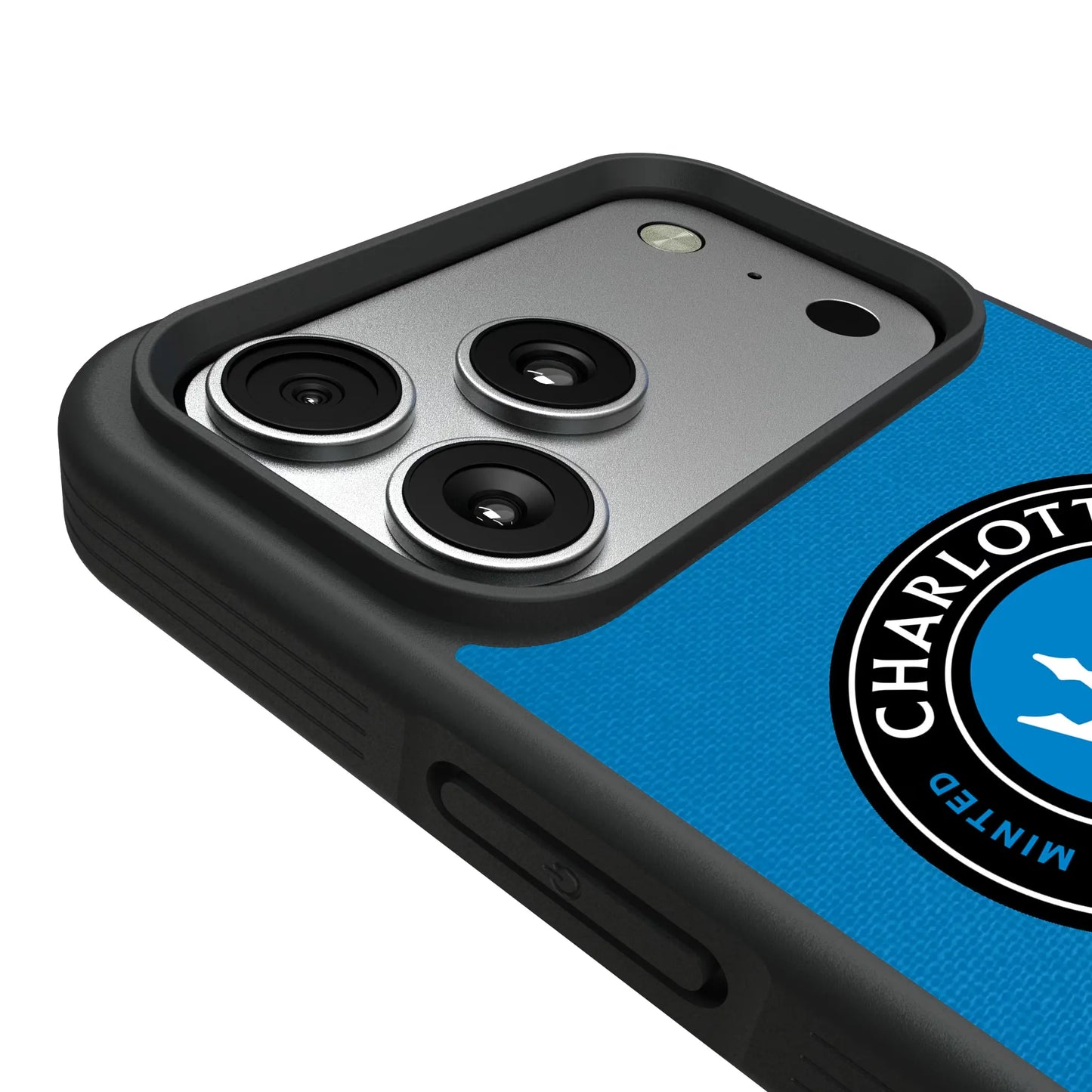 Charlotte FC Endzone Solid Bump Phone Case for Apple iPhone