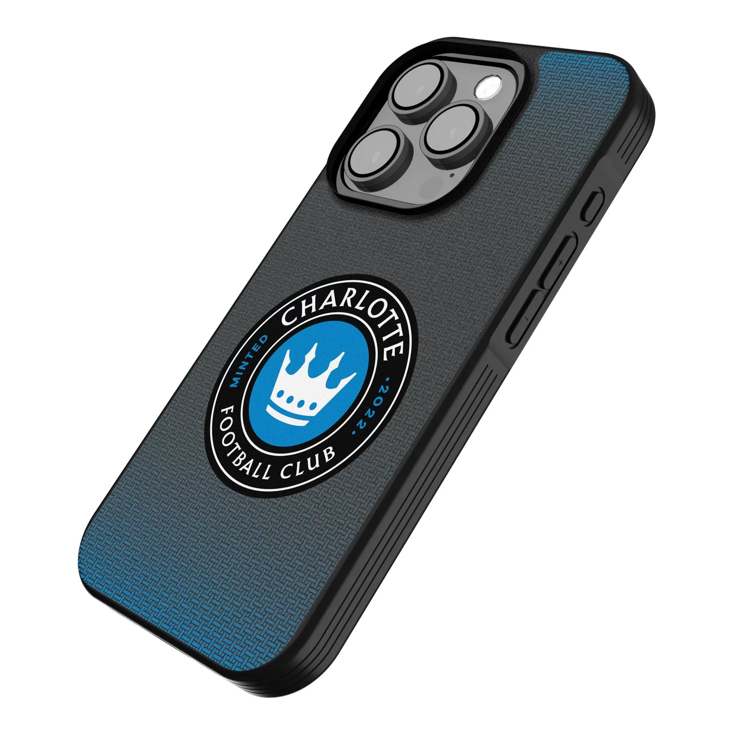 Charlotte FC Linen Bump Phone Case for Apple iPhone