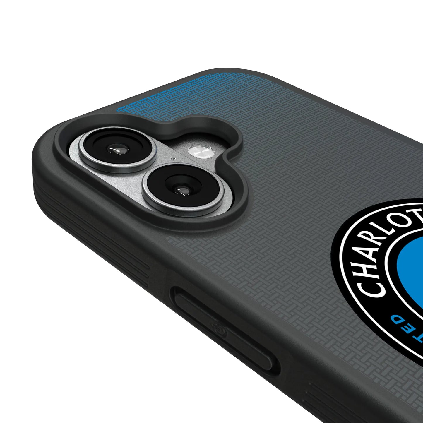Charlotte FC Linen Bump Phone Case for Apple iPhone