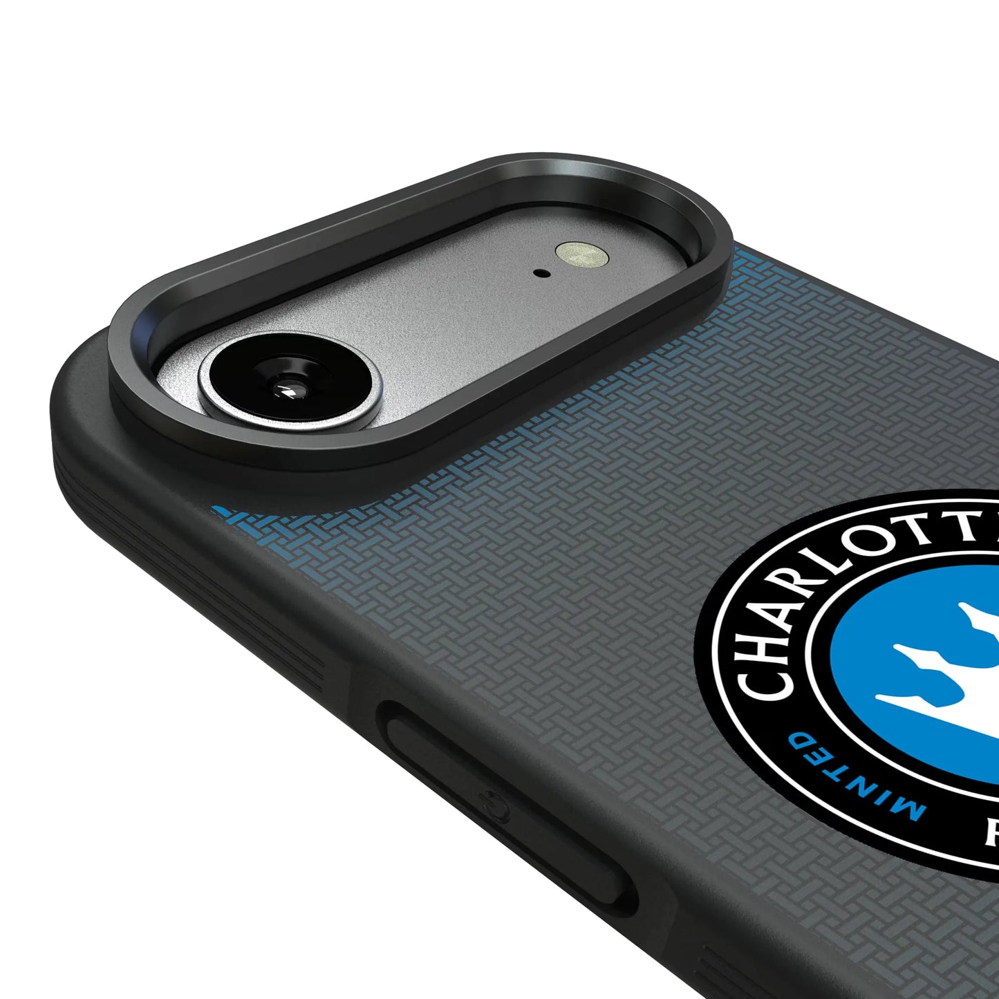 Charlotte FC Linen Bump Phone Case for Apple iPhone