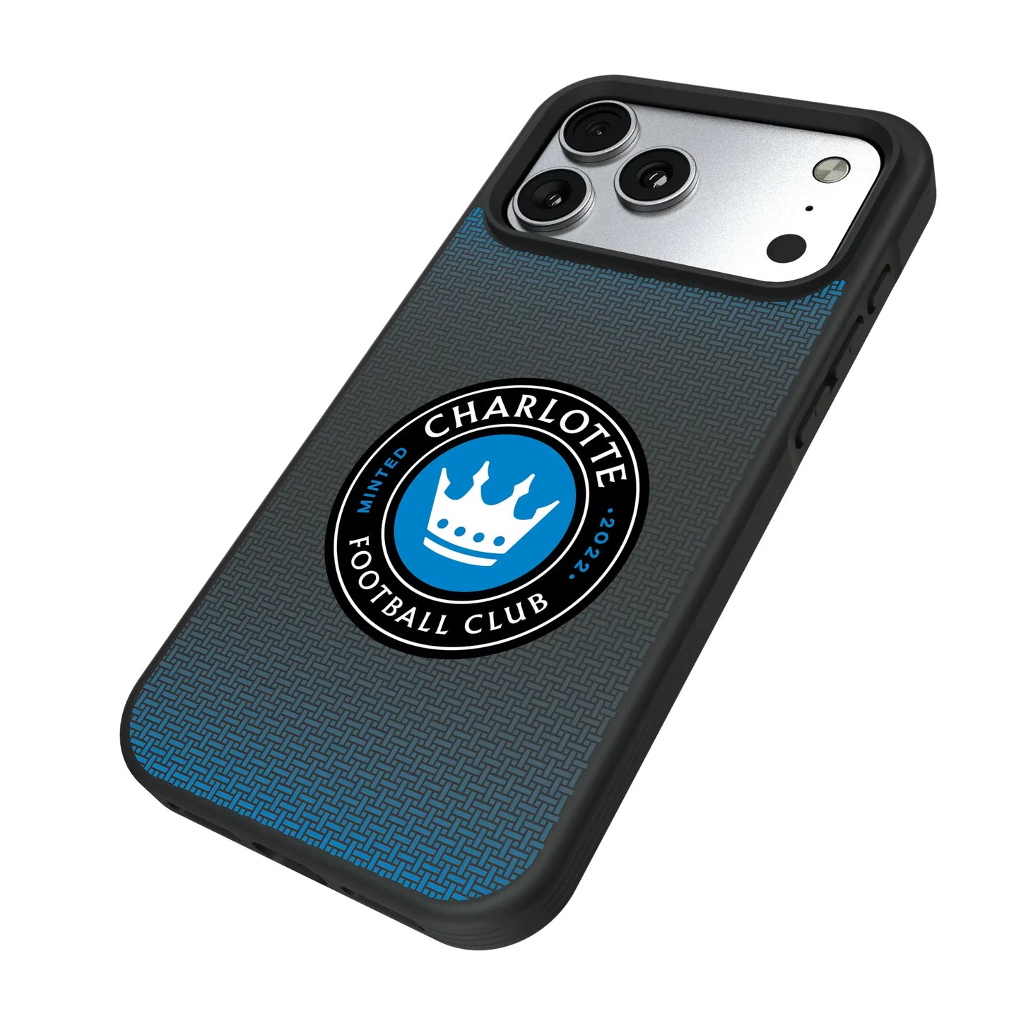 Charlotte FC Linen Bump Phone Case for Apple iPhone