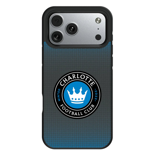 Charlotte FC Linen Bump Phone Case for Apple iPhone