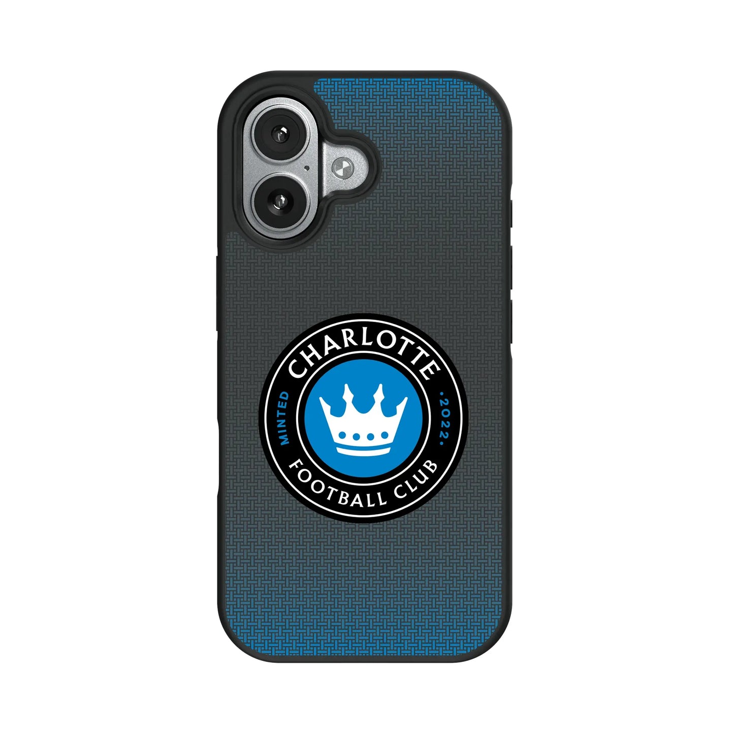 Charlotte FC Linen Bump Phone Case for Apple iPhone