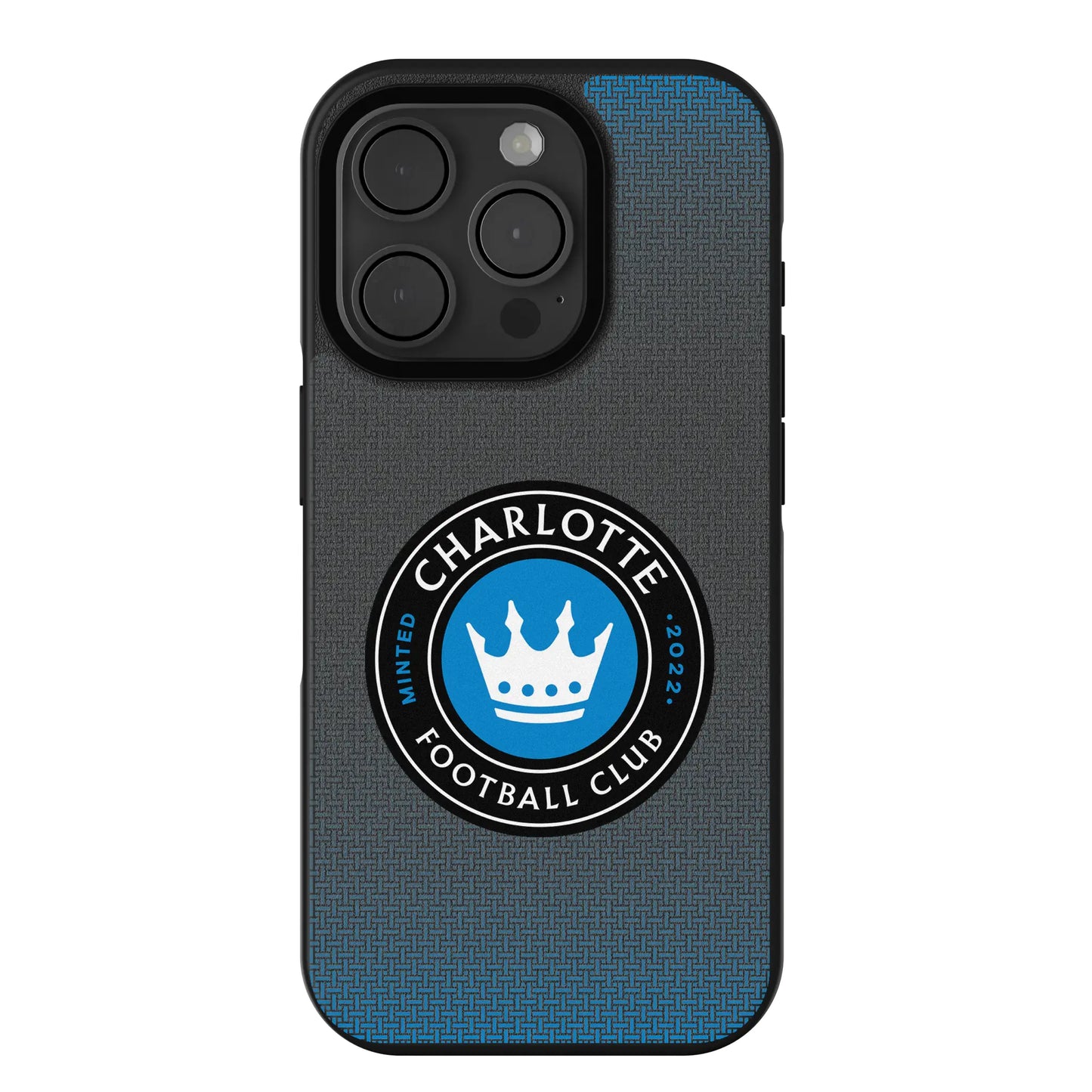 Charlotte FC Linen Bump Phone Case for Apple iPhone