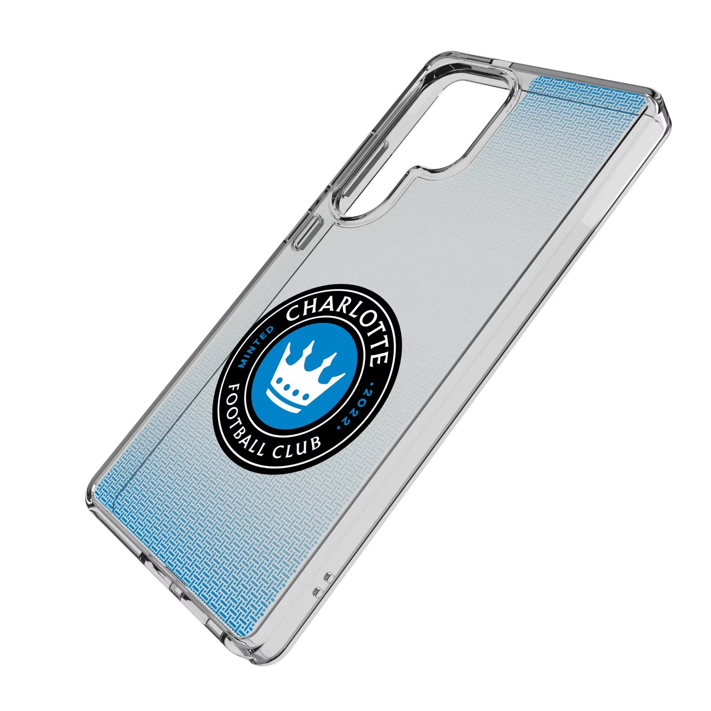 Charlotte FC Linen Clear Phone Case for Samsung Galaxy