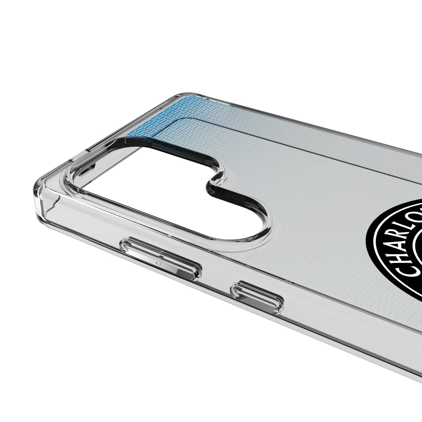 Charlotte FC Linen Clear Phone Case for Samsung Galaxy
