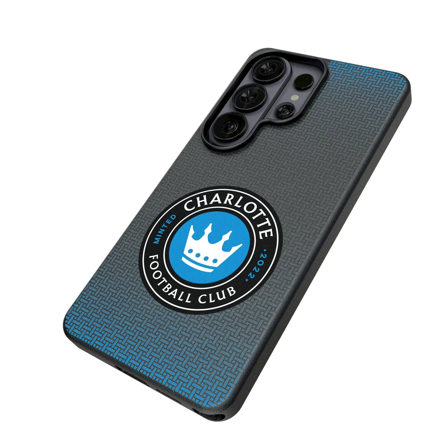Charlotte FC Linen MagSafe Compatible Phone Case for Samsung Galaxy