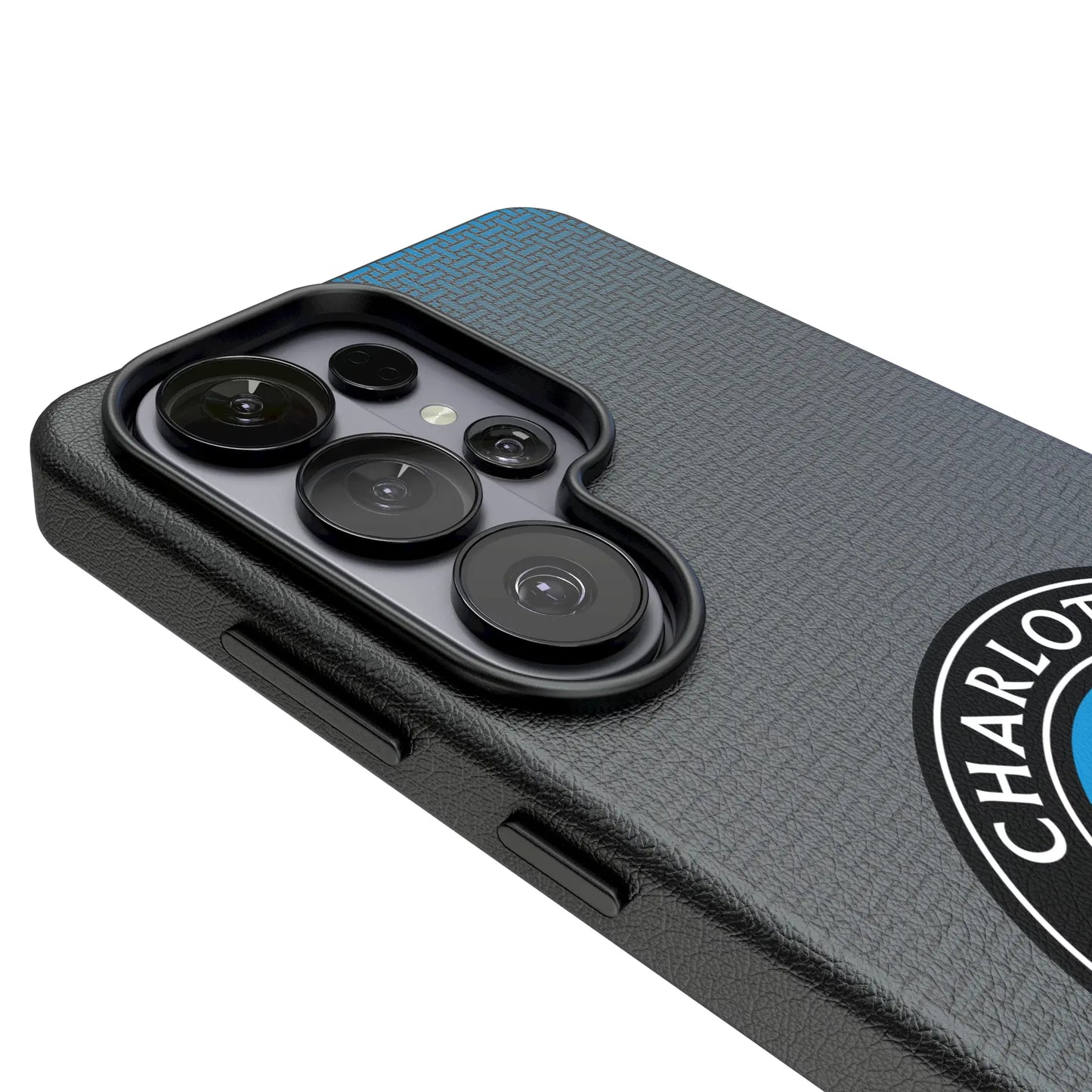 Charlotte FC Linen MagSafe Compatible Phone Case for Samsung Galaxy