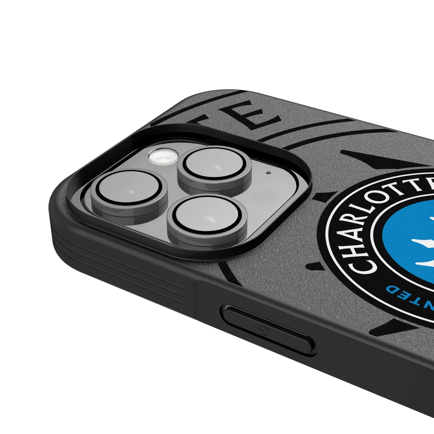 Charlotte FC Monocolor Tilt Bump Phone Case for Apple iPhone
