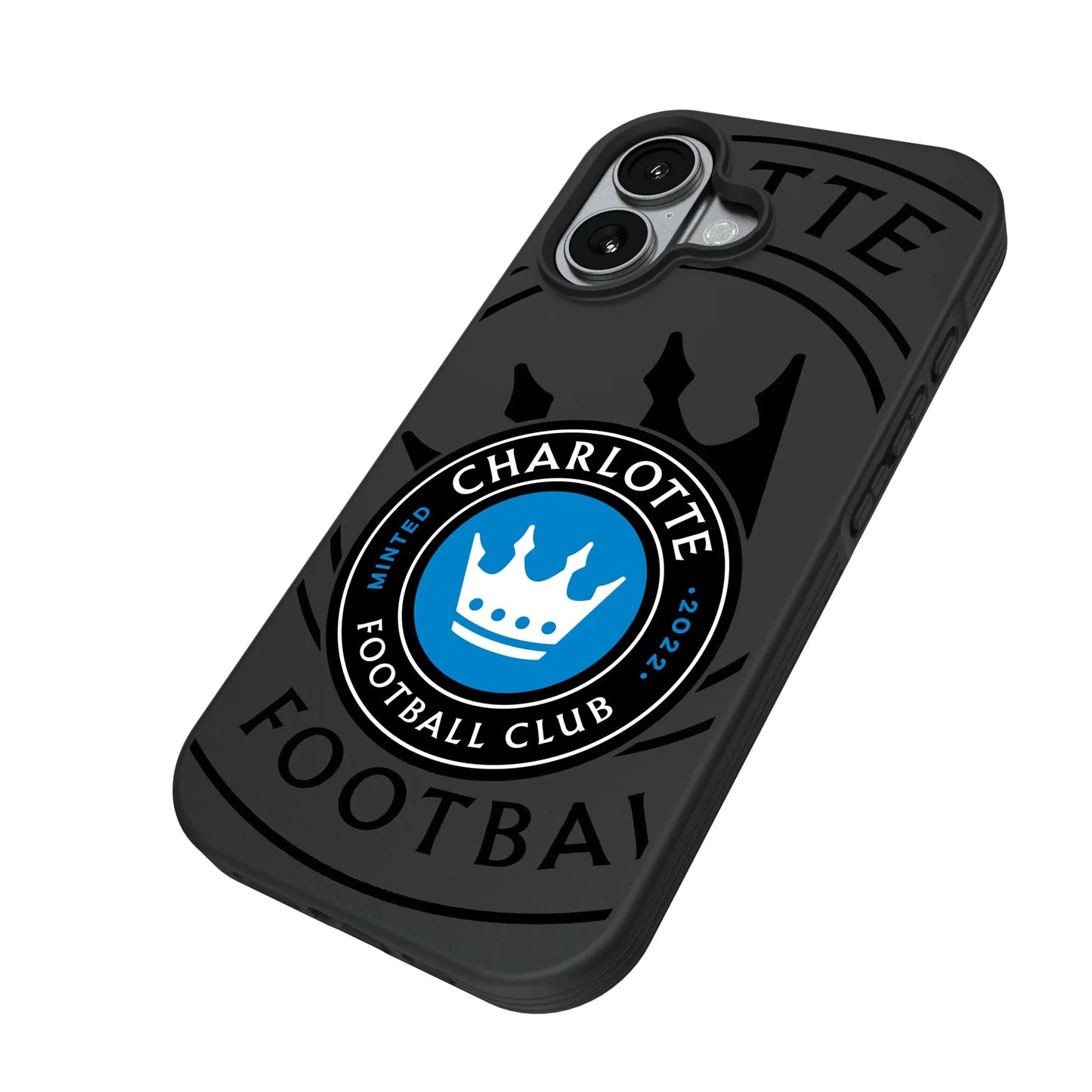 Charlotte FC Monocolor Tilt Bump Phone Case for Apple iPhone