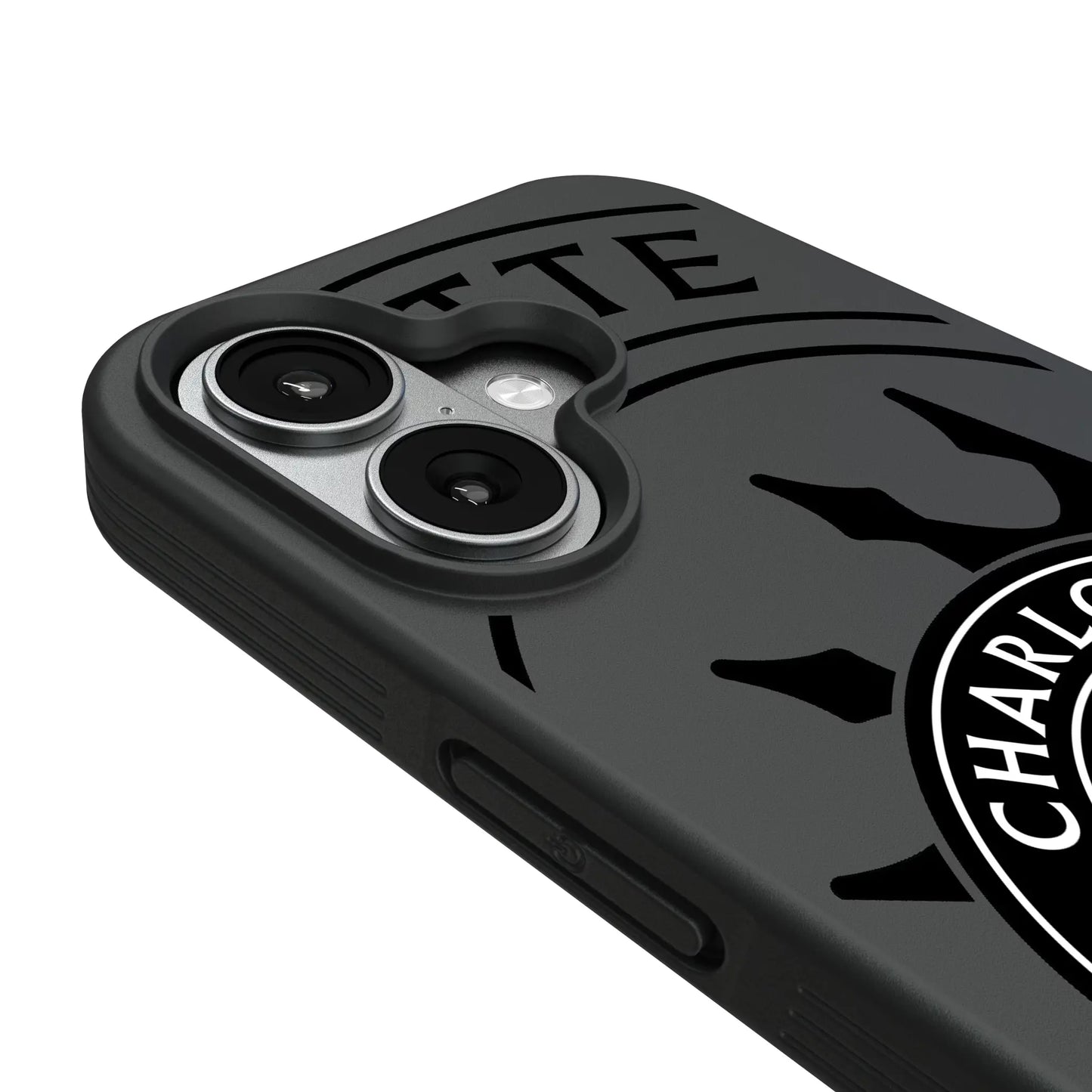 Charlotte FC Monocolor Tilt Bump Phone Case for Apple iPhone