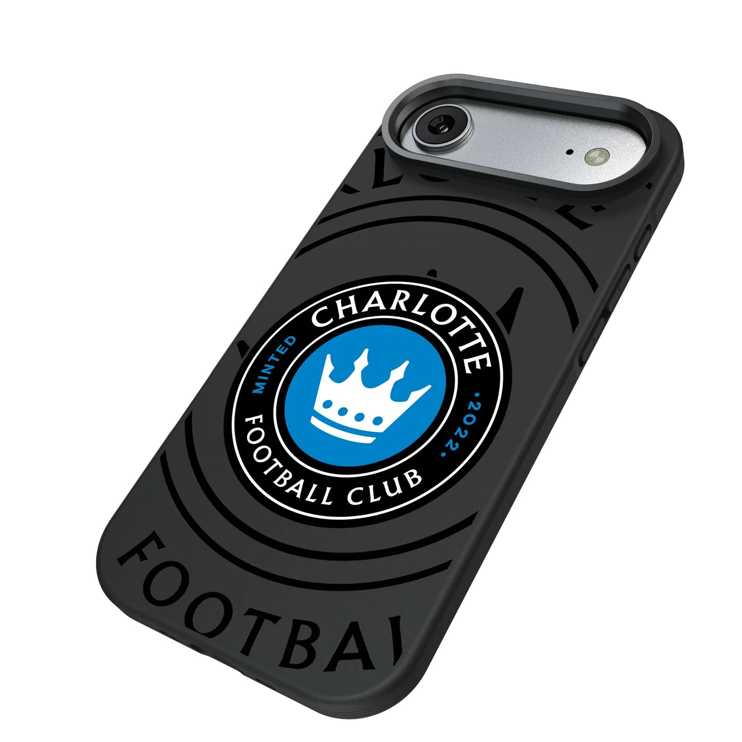 Charlotte FC Monocolor Tilt Bump Phone Case for Apple iPhone