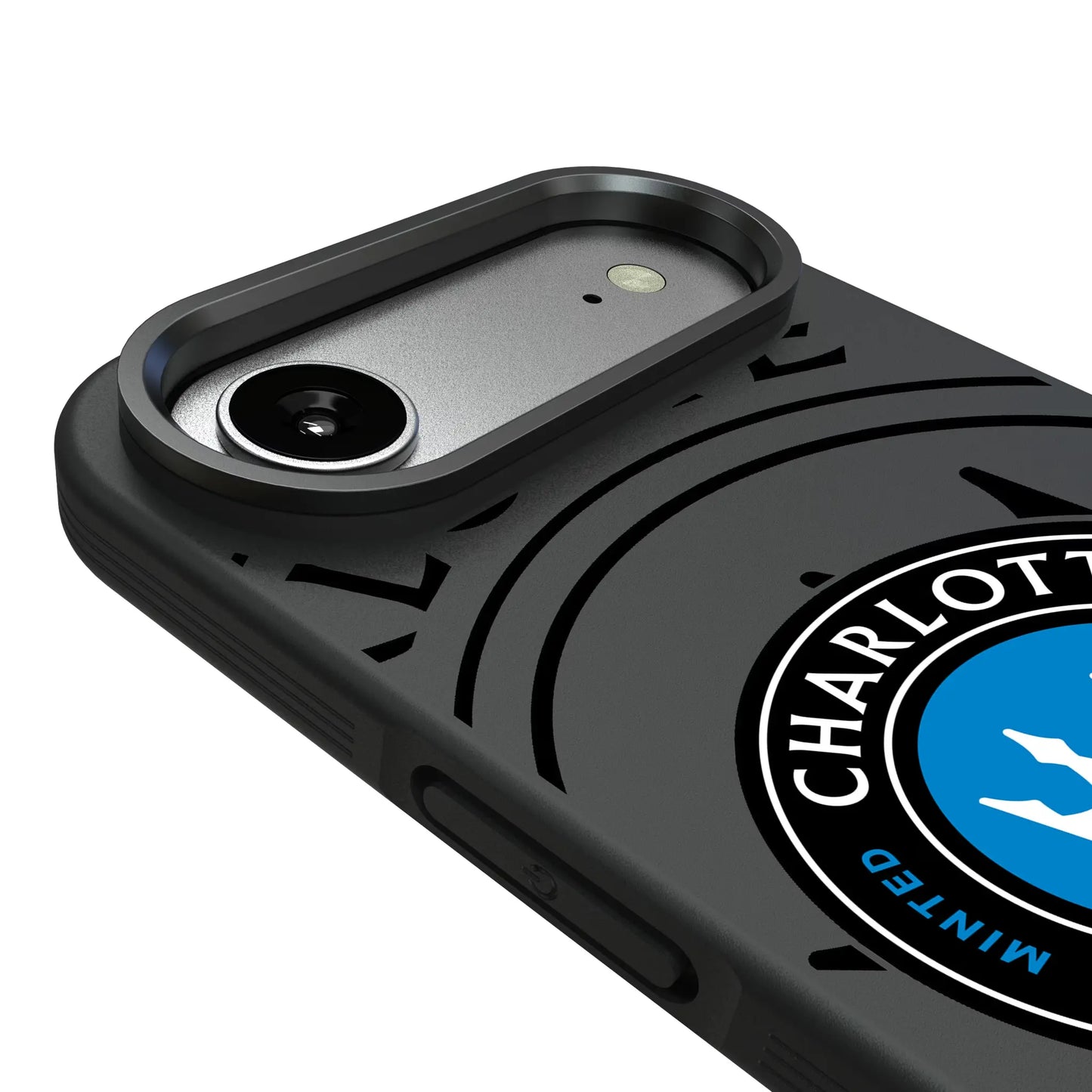 Charlotte FC Monocolor Tilt Bump Phone Case for Apple iPhone