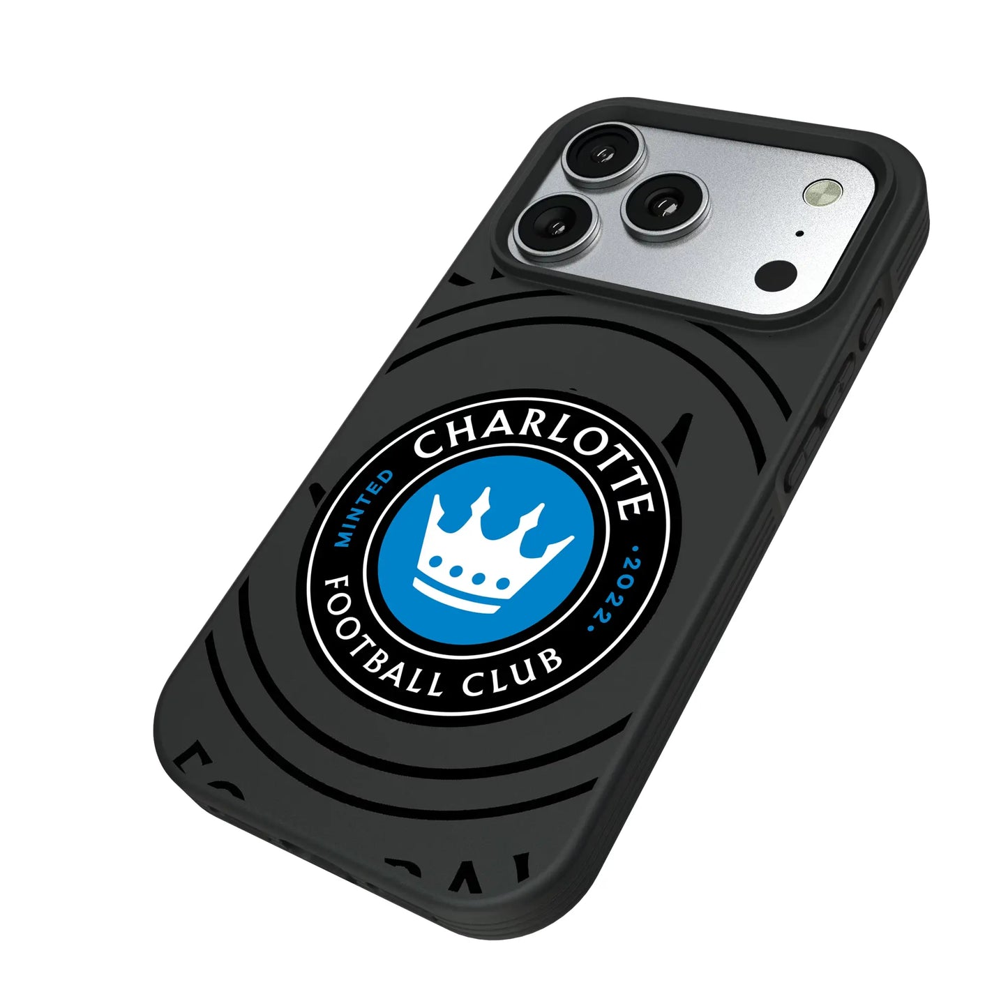 Charlotte FC Monocolor Tilt Bump Phone Case for Apple iPhone