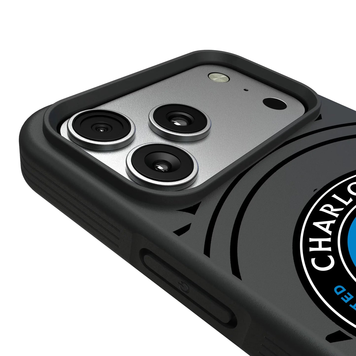 Charlotte FC Monocolor Tilt Bump Phone Case for Apple iPhone