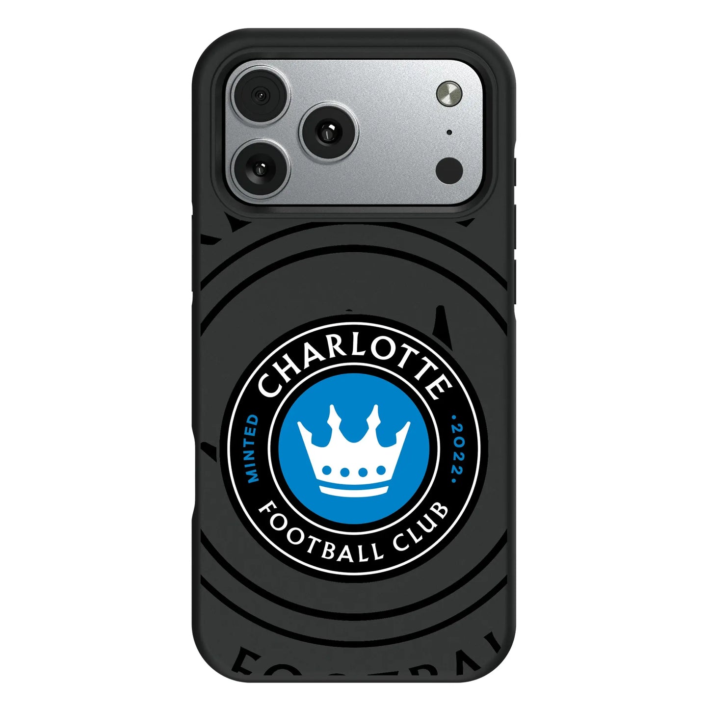 Charlotte FC Monocolor Tilt Bump Phone Case for Apple iPhone